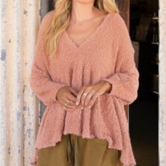 POL Sweaters - POL Cropped Peplum Sweater